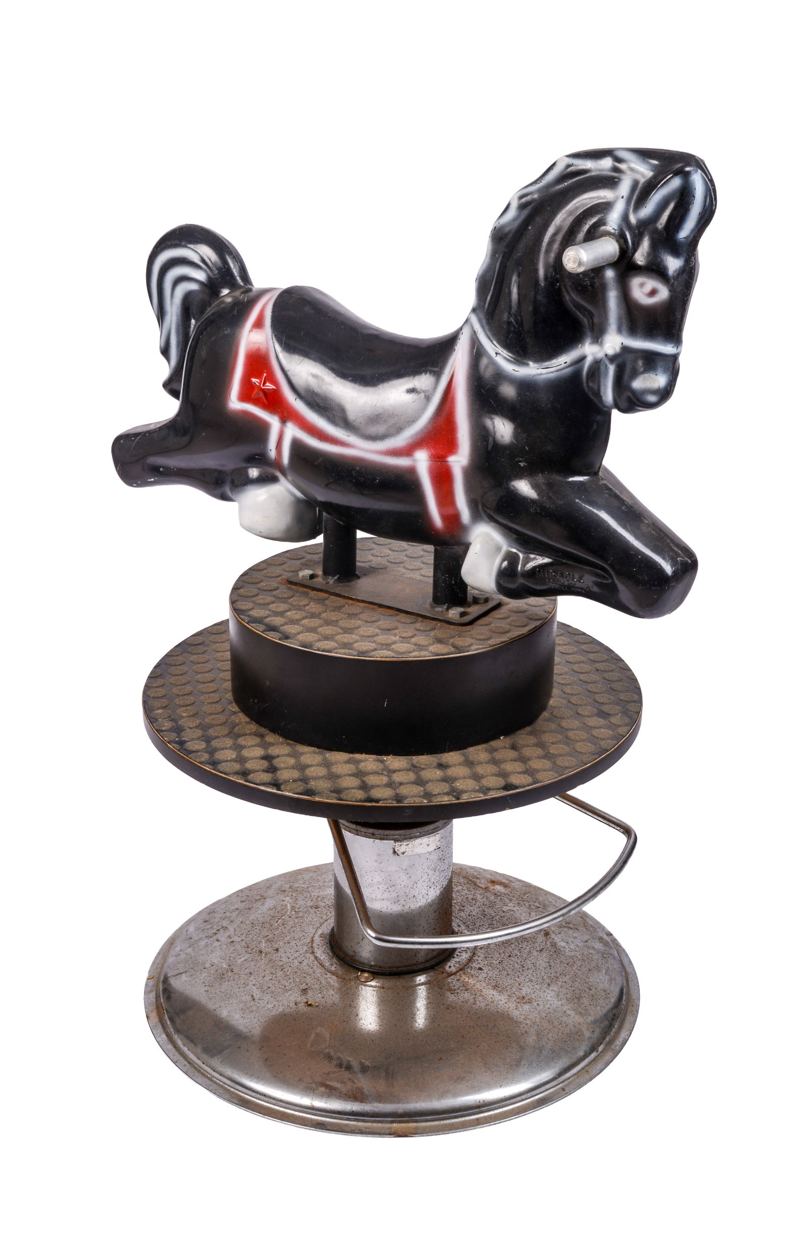 Child's Barbershop Chair With Horse. (1 of 4)