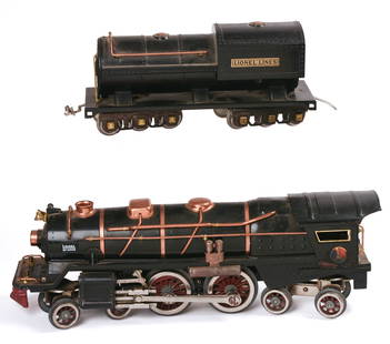 Lionel 400E Standard Gauge Locomotive and Tender.: In excellent condition. IN HOUSE SHIPPING: We offer very competitively priced in house shipping for all items in this sale. Please contact us for a quote.