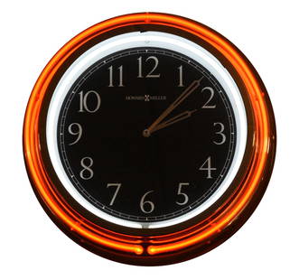Howard Miller Retro Style Wall Clock.: Diameter 17 inches, good working order. IN HOUSE SHIPPING: We offer very competitively priced in house shipping for all items in this sale. Please contact us for a quote.