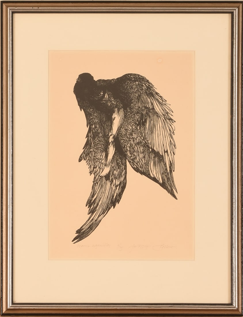 Barry Moser (Born 1940). Icarus Agonistes. (1 of 3)