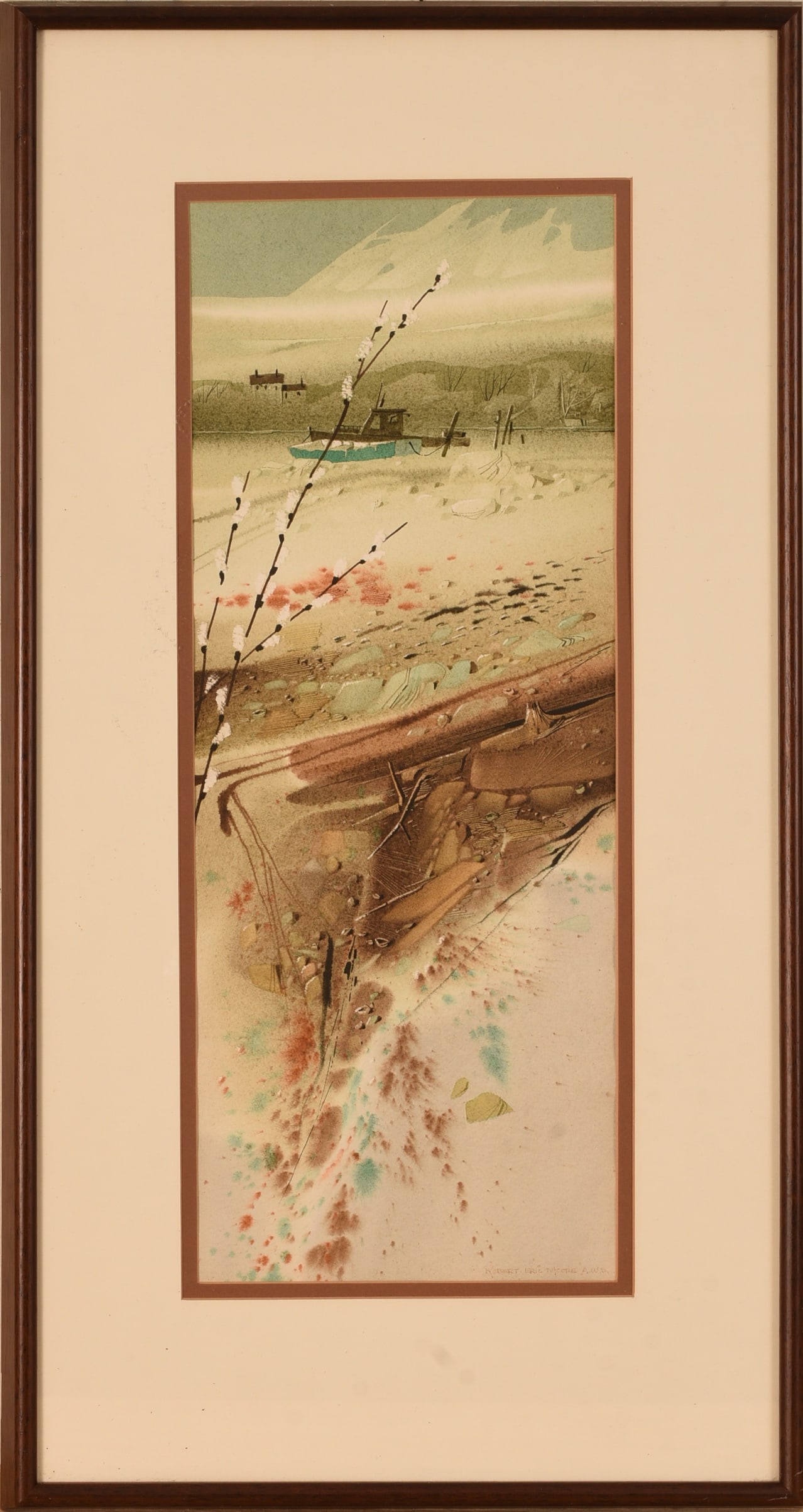 Robert Eric Moore Watercolor. (1 of 3)