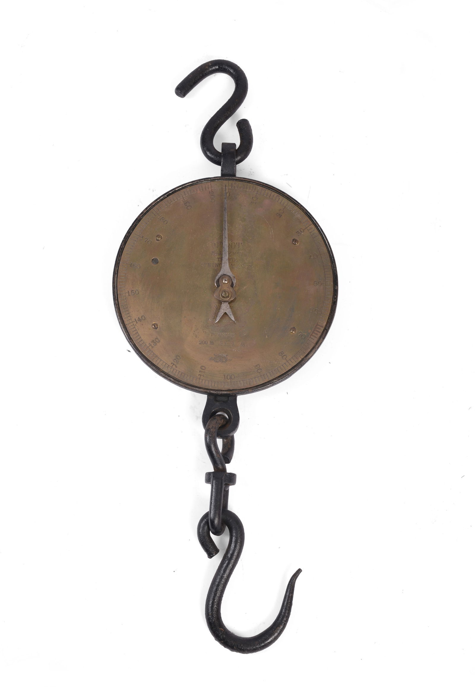 IRON AND BRASS SALTER'S SCALE. (1 of 3)