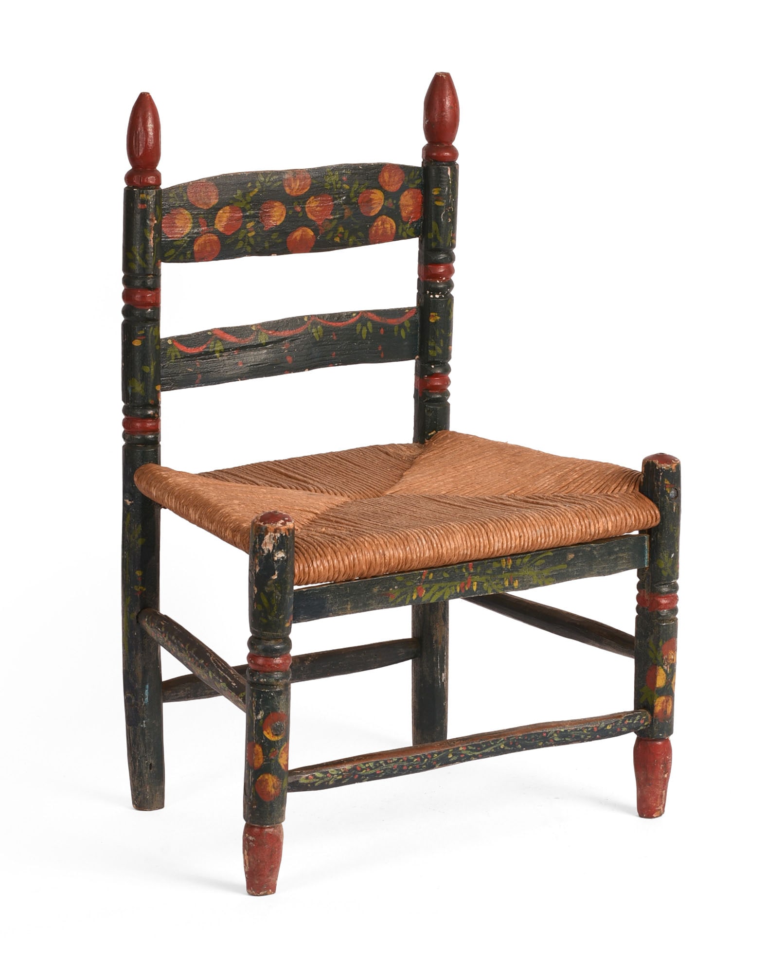 PAINT DECORATED CHILD'S CHAIR. (1 of 5)