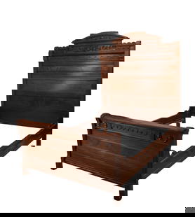 FULL SIZE EASTLAKE BED.: Headboard height 72 inches, width 58 inches. Fits a full size mattress. IN HOUSE SHIPPING: We offer very competitively priced in house shipping for all items in this sale. Please contact us for a quot