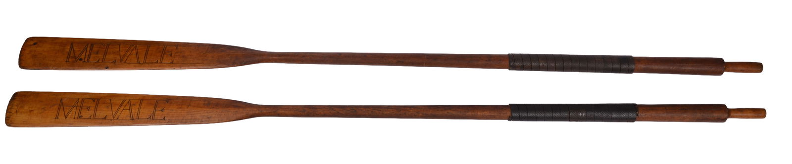 PAIR OF ANTIQUE OARS. (1 of 4)