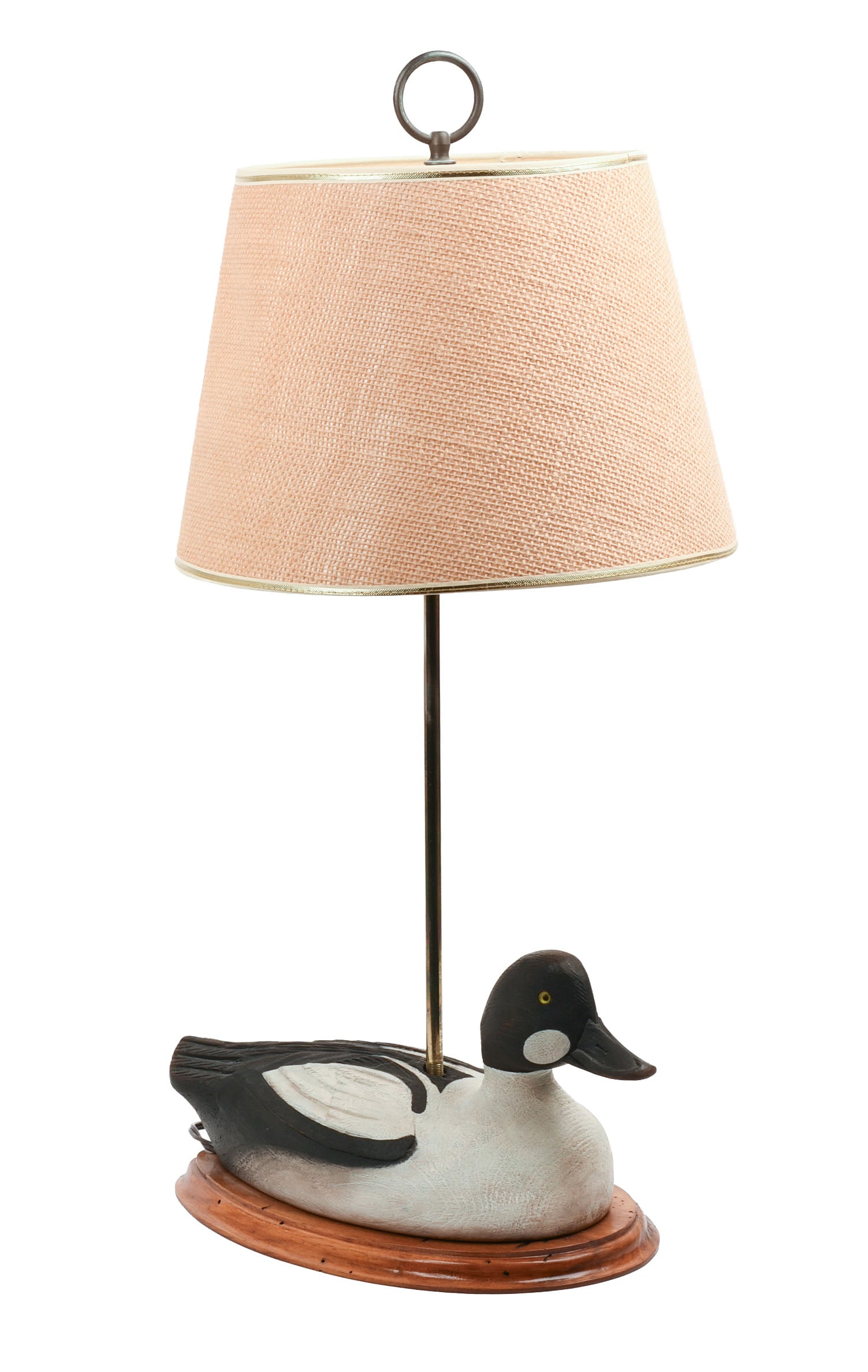 MID CENTURY DUCK DECOY LAMP. (1 of 3)