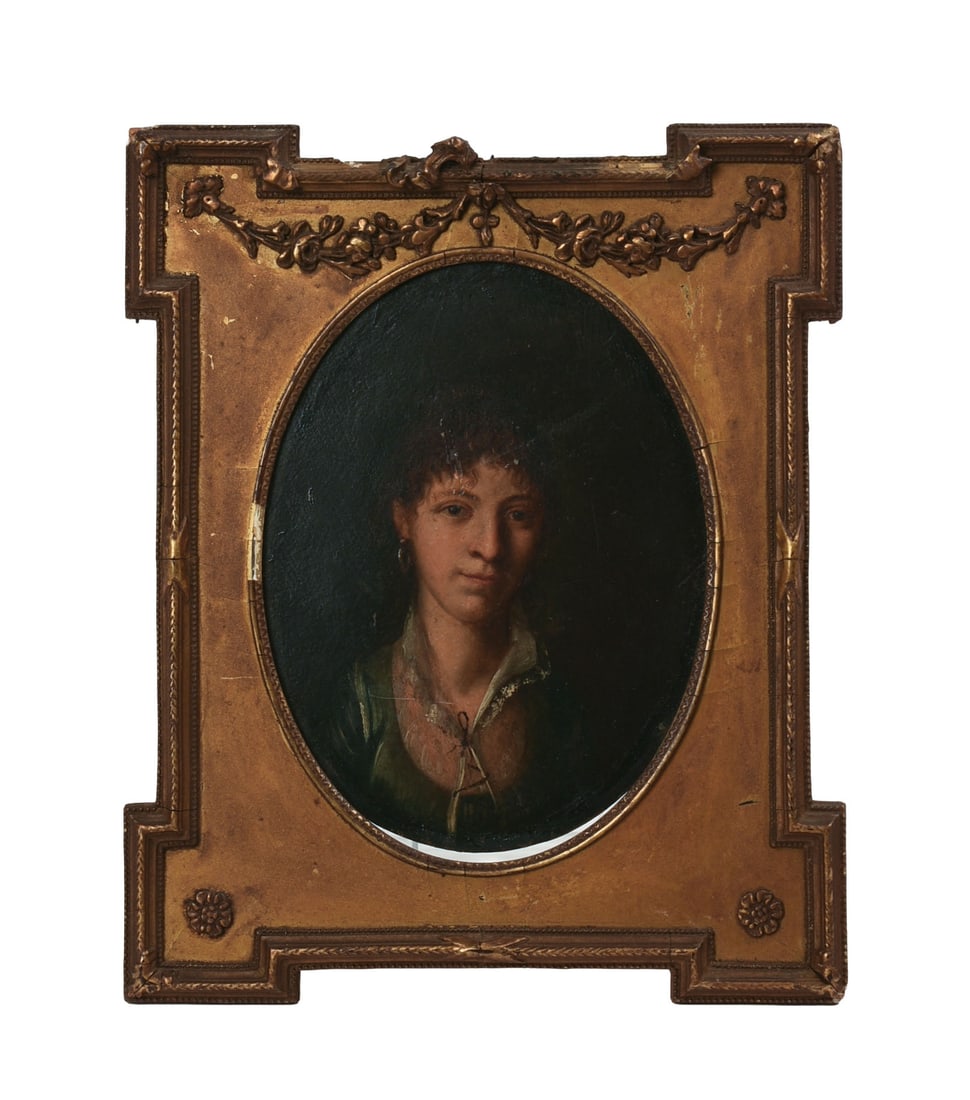 EARLY PORTRAIT OF A WOMAN. (1 of 2)