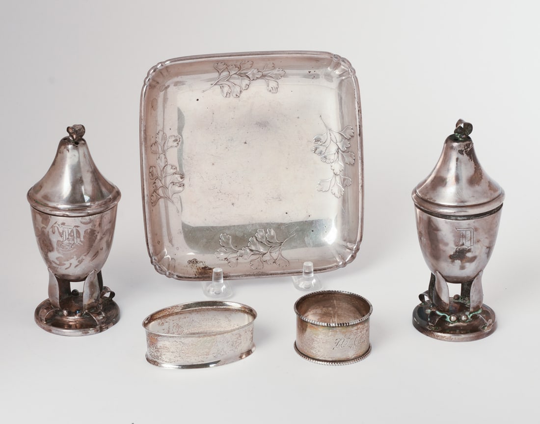 GROUP OF STERLING SILVER ITEMS. (1 of 6)