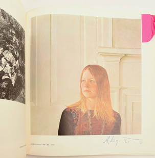 ANDREW WYETH SIGNED CATALOGS.: The Brandywine Heritage First Edition 1971 by the Brandywine River Museum. Library of Congress Catalogue Card No. 78-164689. Signed by Andrew Wyeth on page 71, picture of Siri 1970. Signed by Andrew W