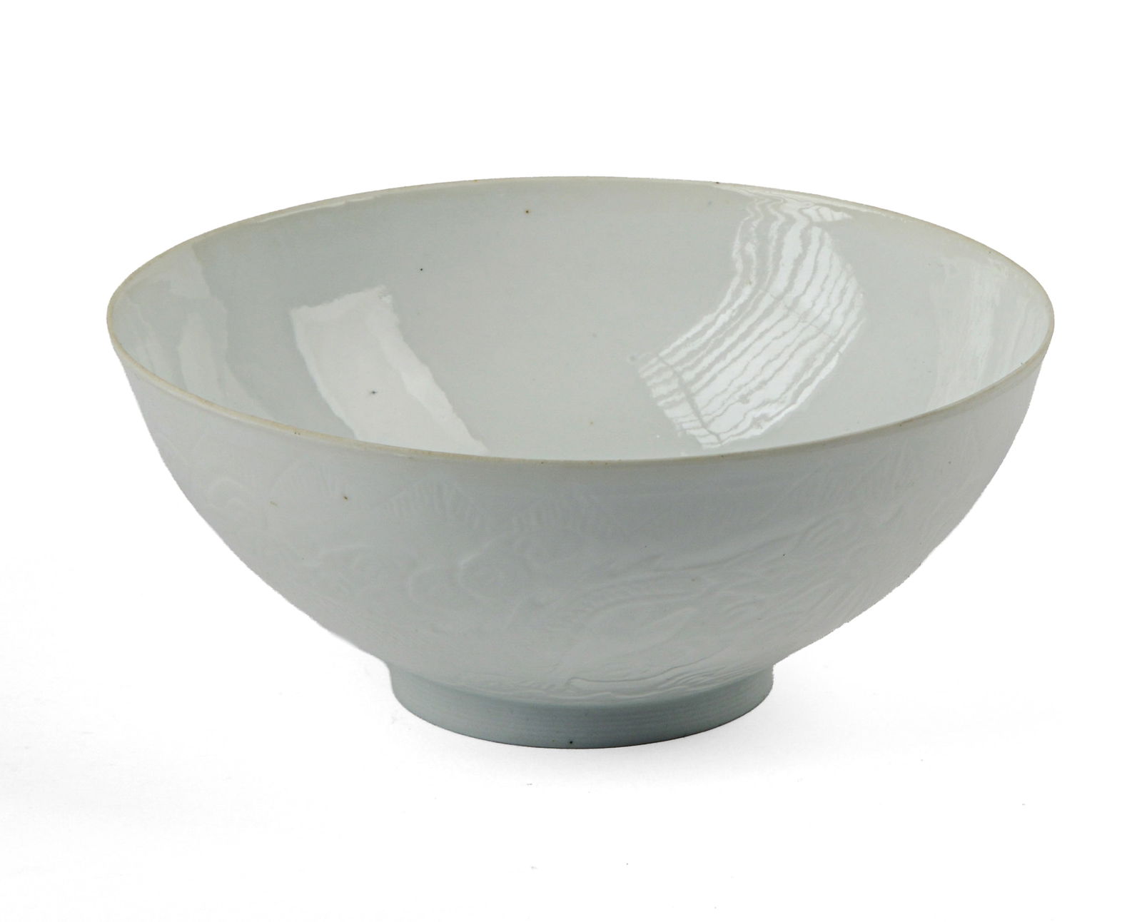 CHINESE EGGSHELL PORCELAIN BOWL WITH ANHUA DECORATION. (1 of 6)