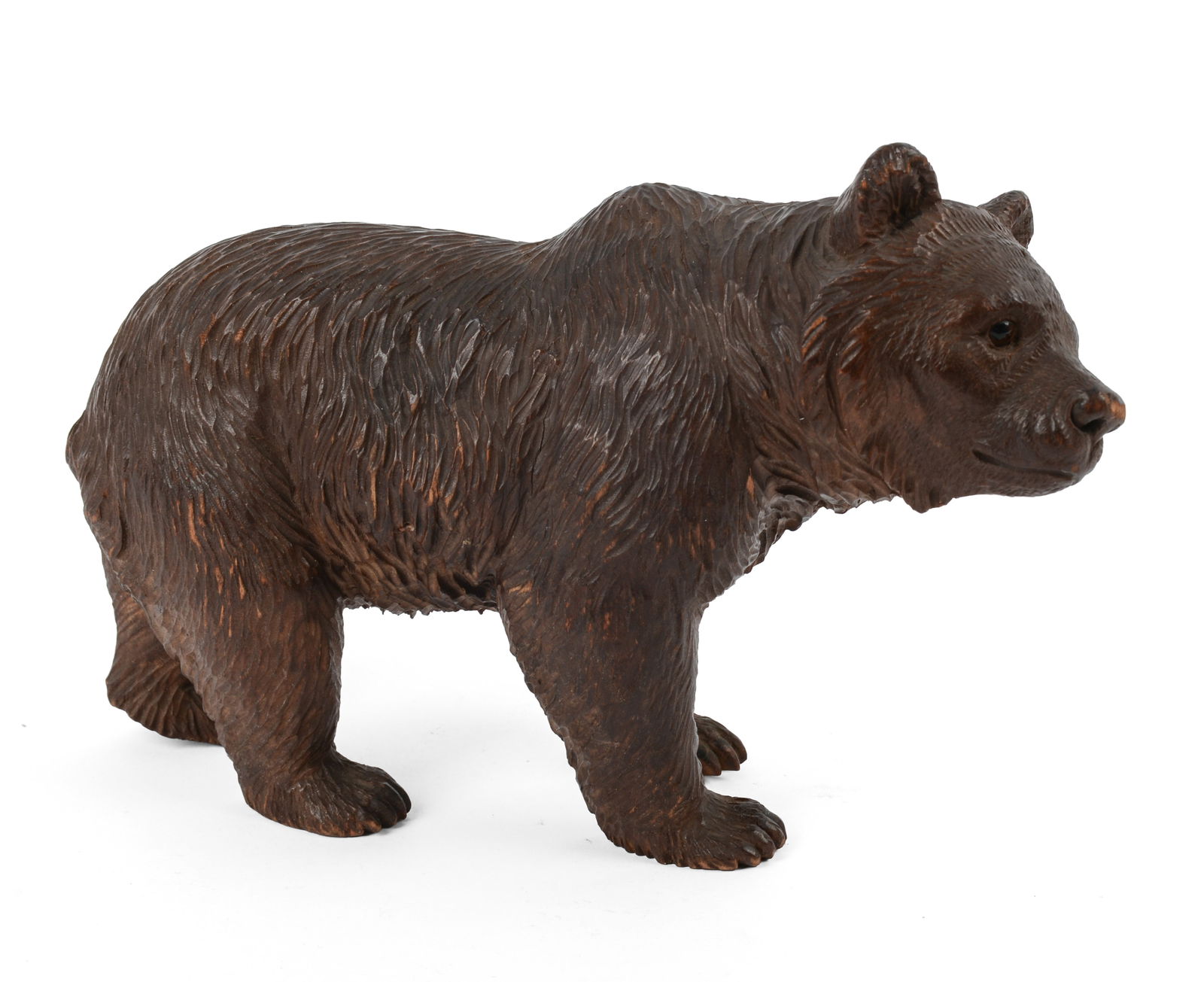 GERMAN BLACK FOREST CARVED BEAR. (1 of 5)