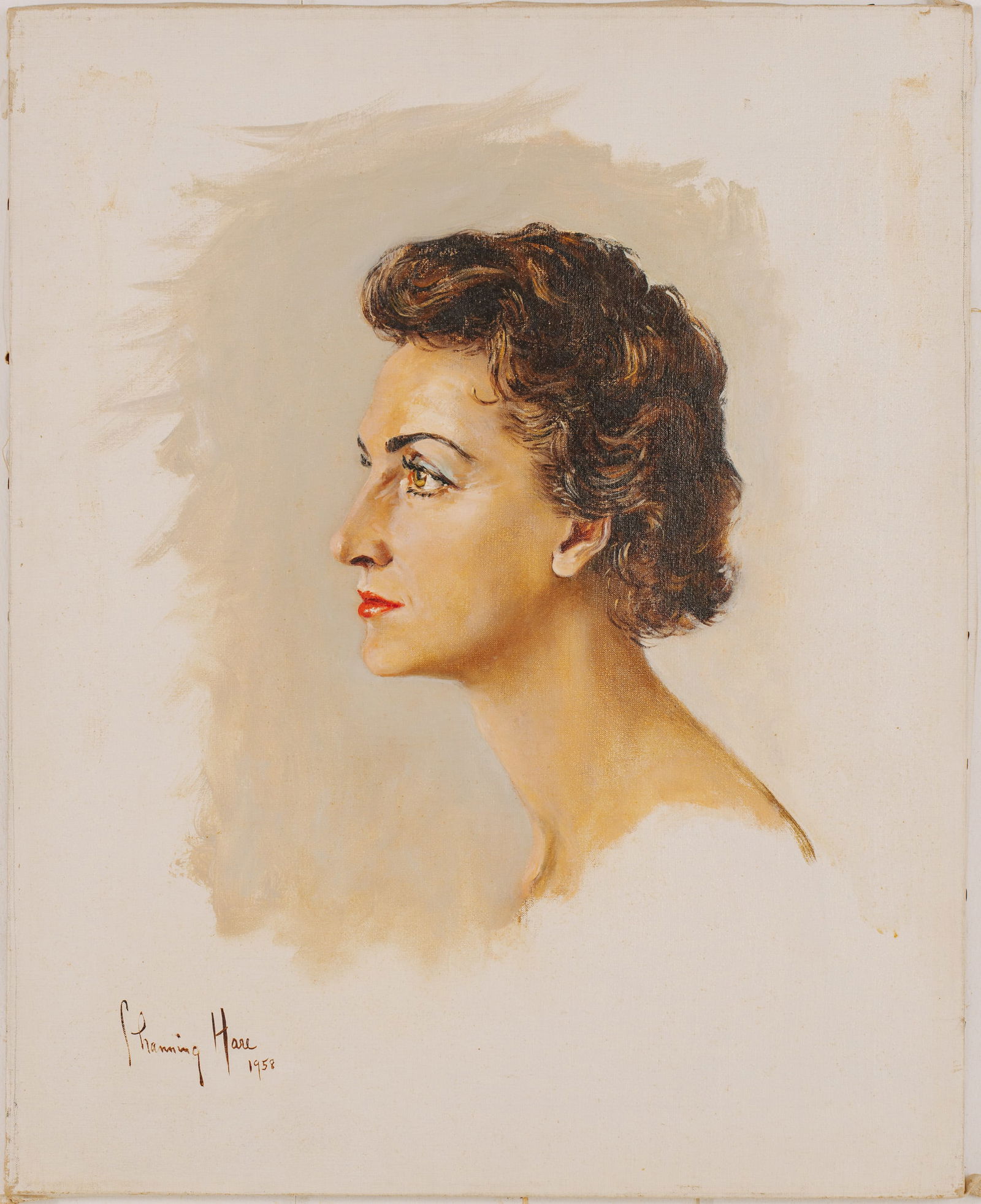 Channing Weir Hare (1899 - 1976). Portrait of a Woman. (1 of 3)
