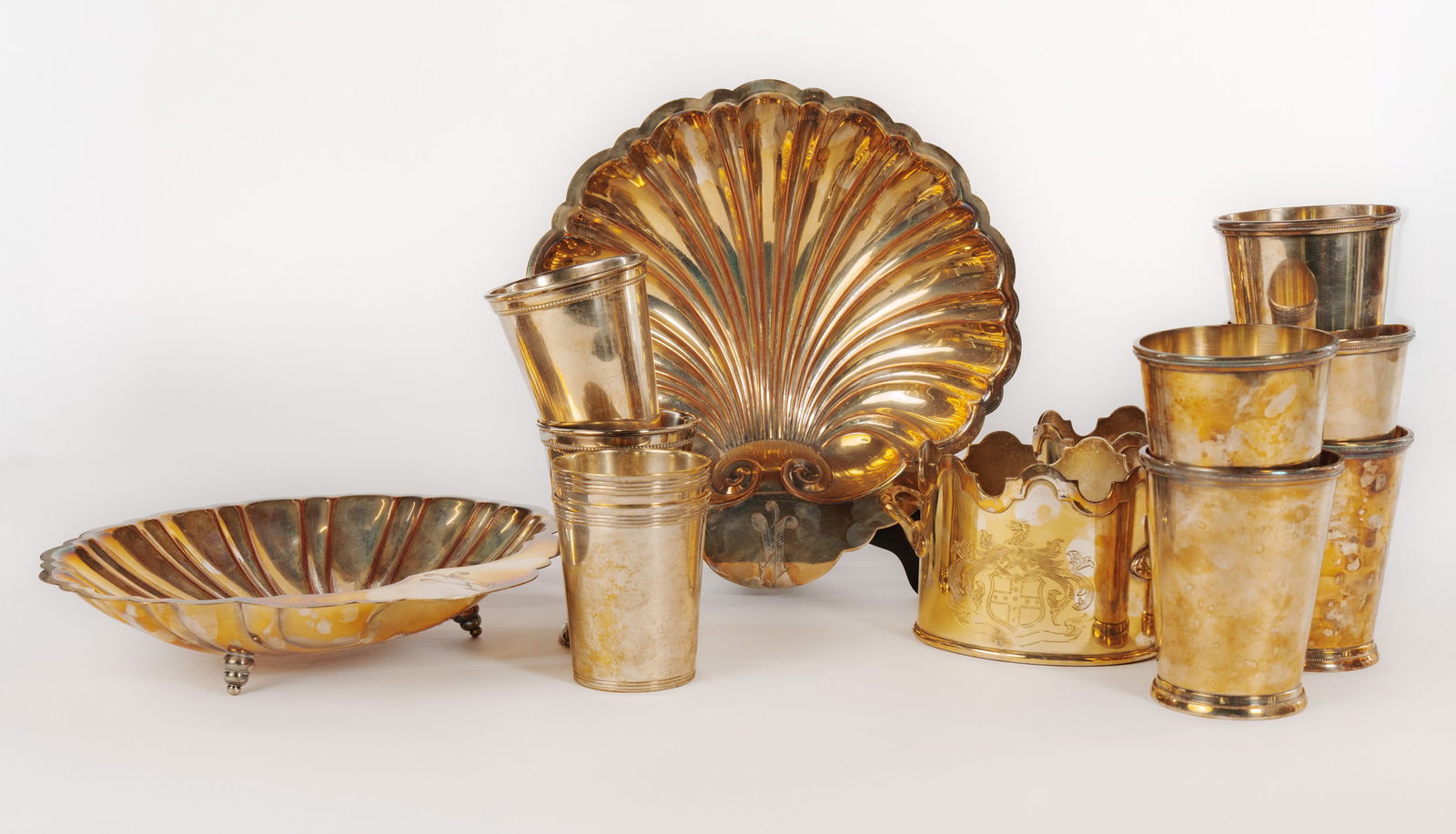 Group of Silver Plate Items. (1 of 10)