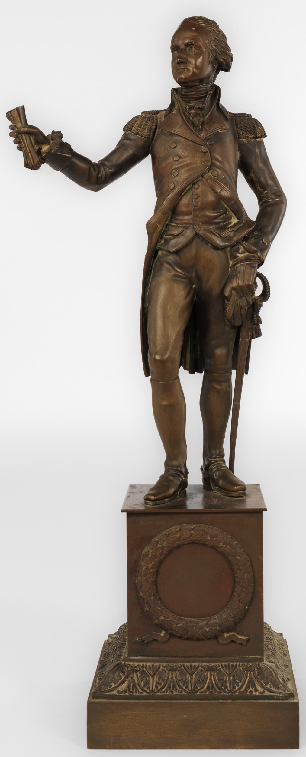 Cast Metal Statue of George Washington. (1 of 4)