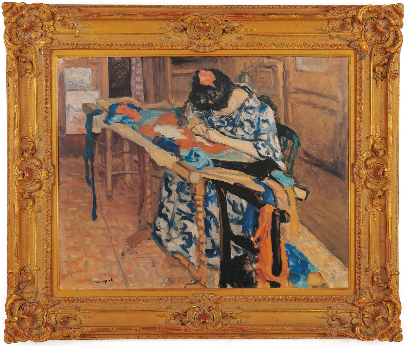 Albert Marquet. Madame Matisse. Artagraph Print.: Framed, 35 x 41 inches.