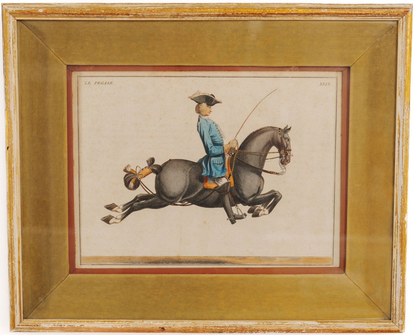 Two Framed French Horse Prints. (1 of 3)