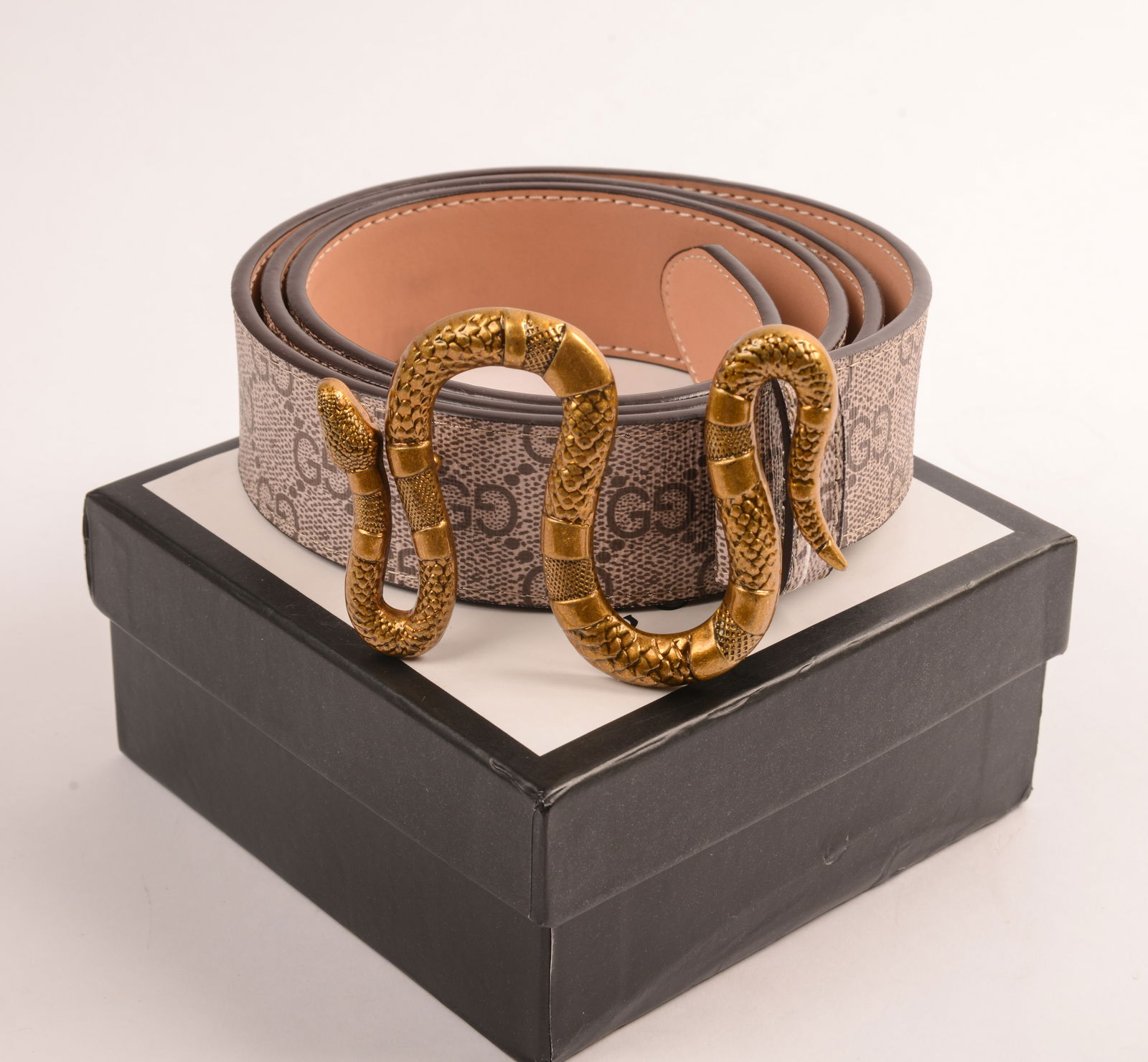 Gucci Mocassino Pelle Mors. Met. Suola Cuoio Vit.