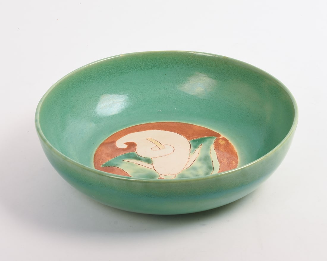 SAN JOSE POTTERY CALLA LILY BOWL (1 of 4)