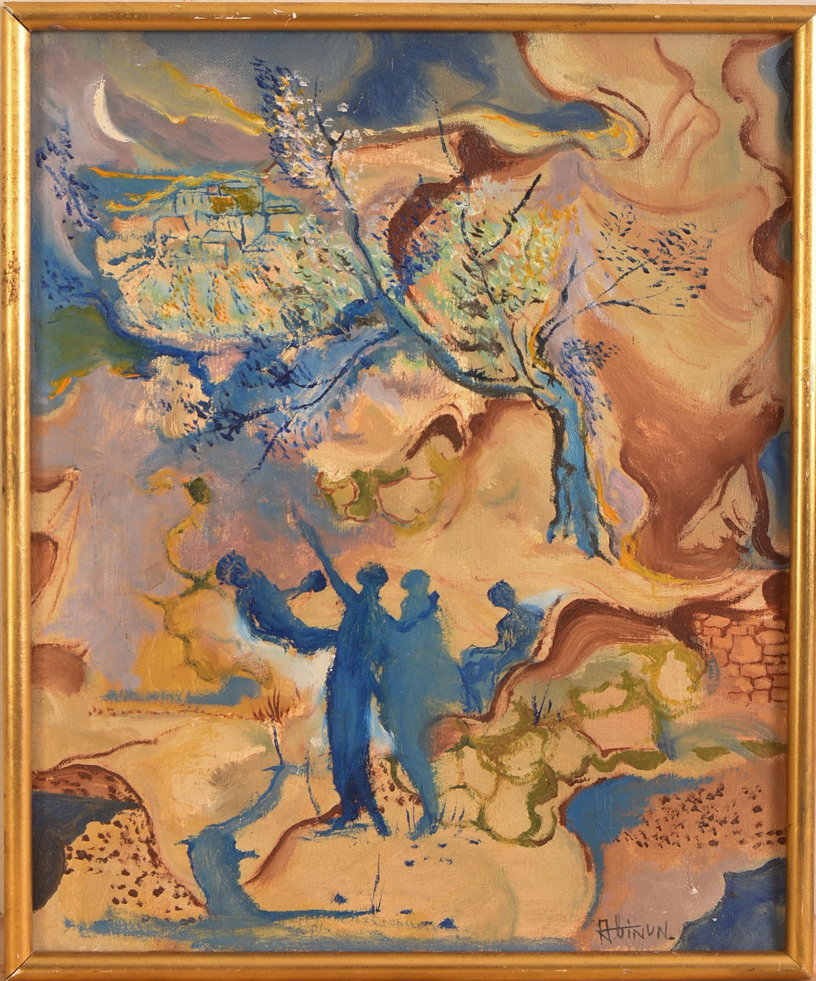 FRENCH CONTEMPORARY ABSTRACT. (1 of 3)