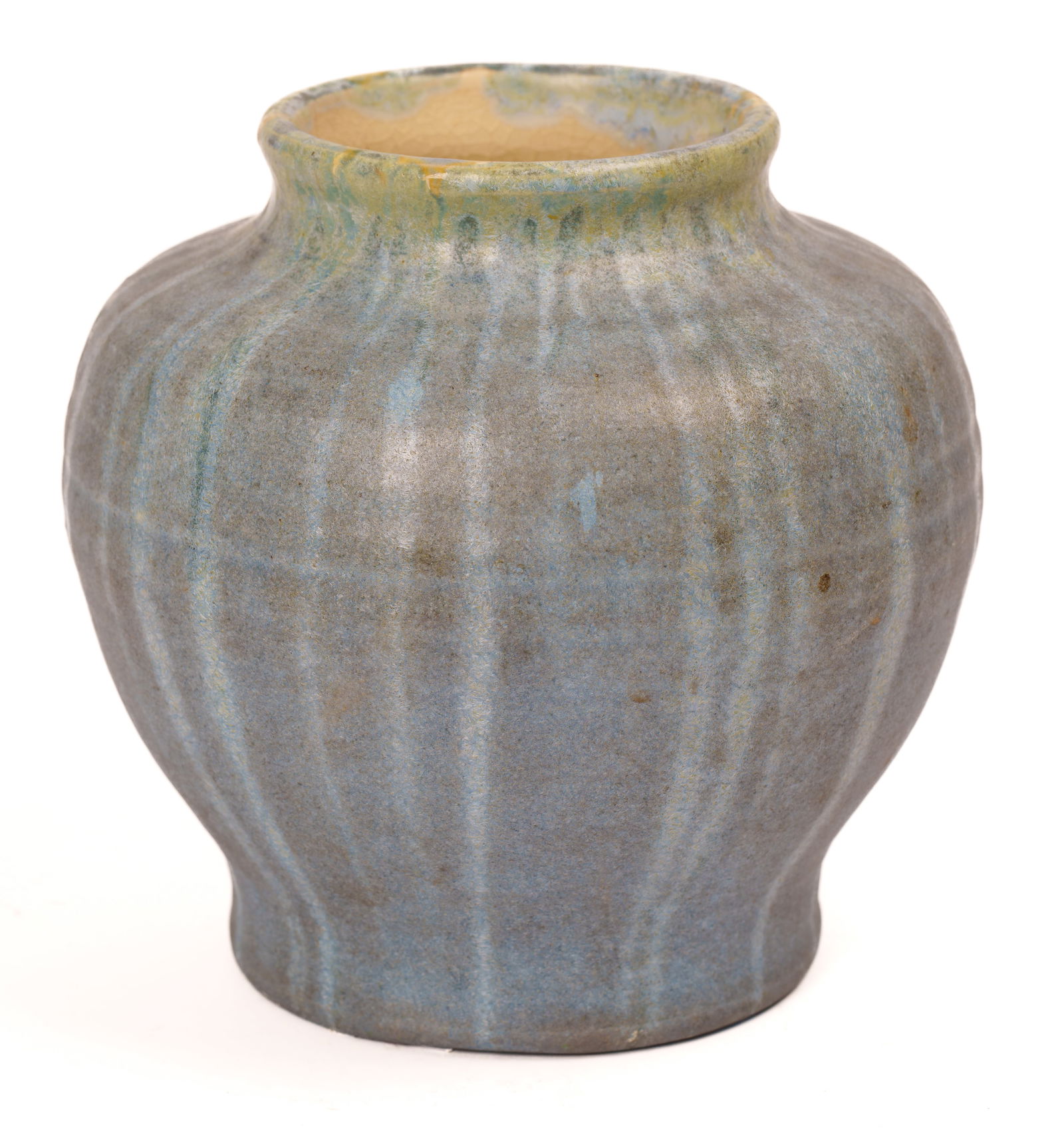 PISGAH POTTERY VASE.: Height 6.5 inches. Good condition.