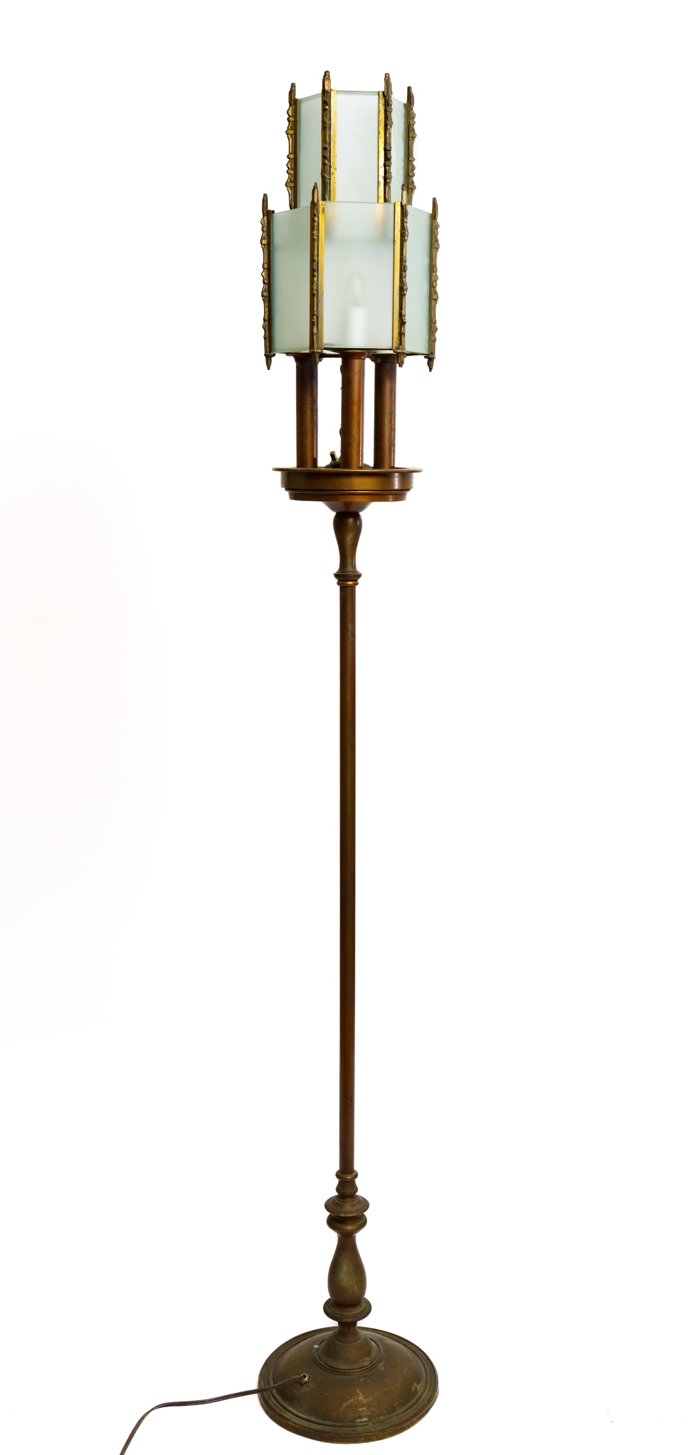 ART DECO STYLE FLOOR LAMP. (1 of 5)