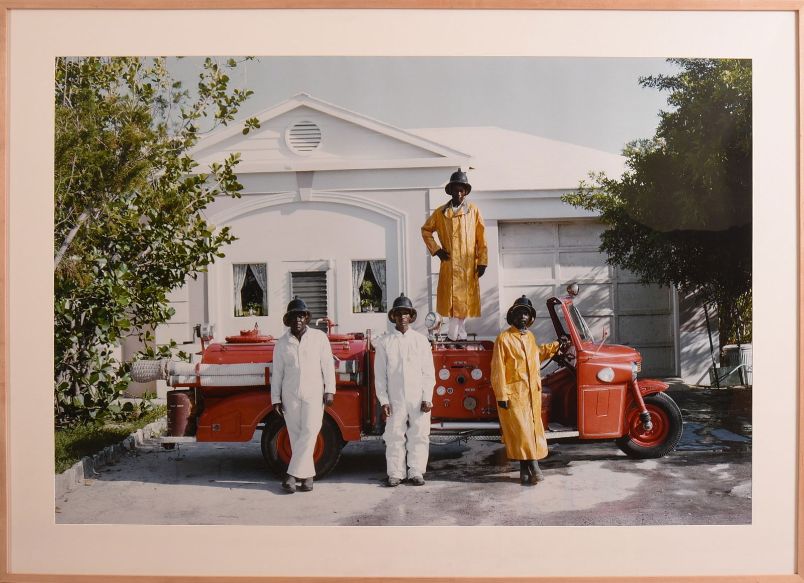 SLIM AARONS (1916 - 2006). LYFORD CAY FIRE SERVICE, 1966. (1 of 3)
