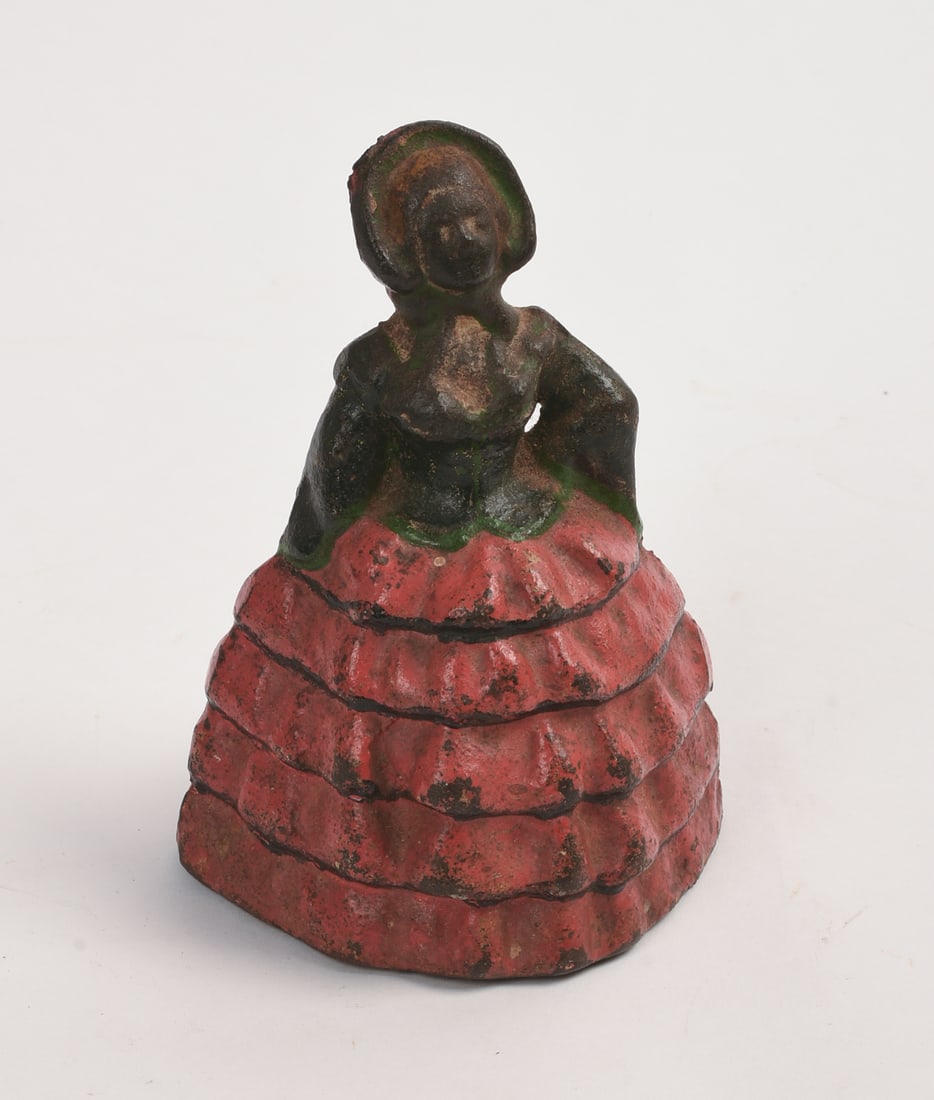 CAST IRON AFRICAN AMERICAN WOMAN DOORSTOP. (1 of 3)