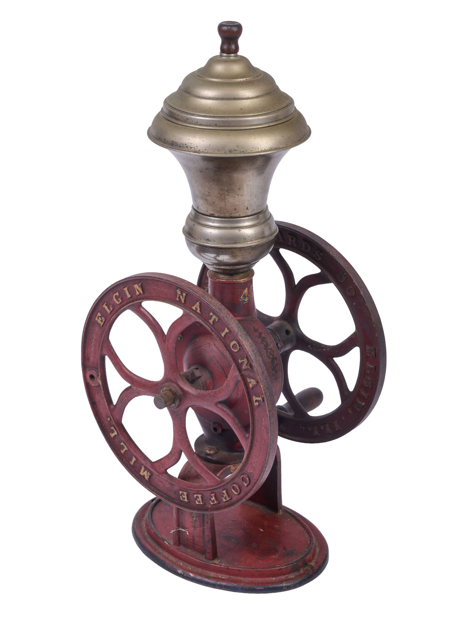 ELGIN NATIONAL COFFEE GRINDER. (1 of 3)