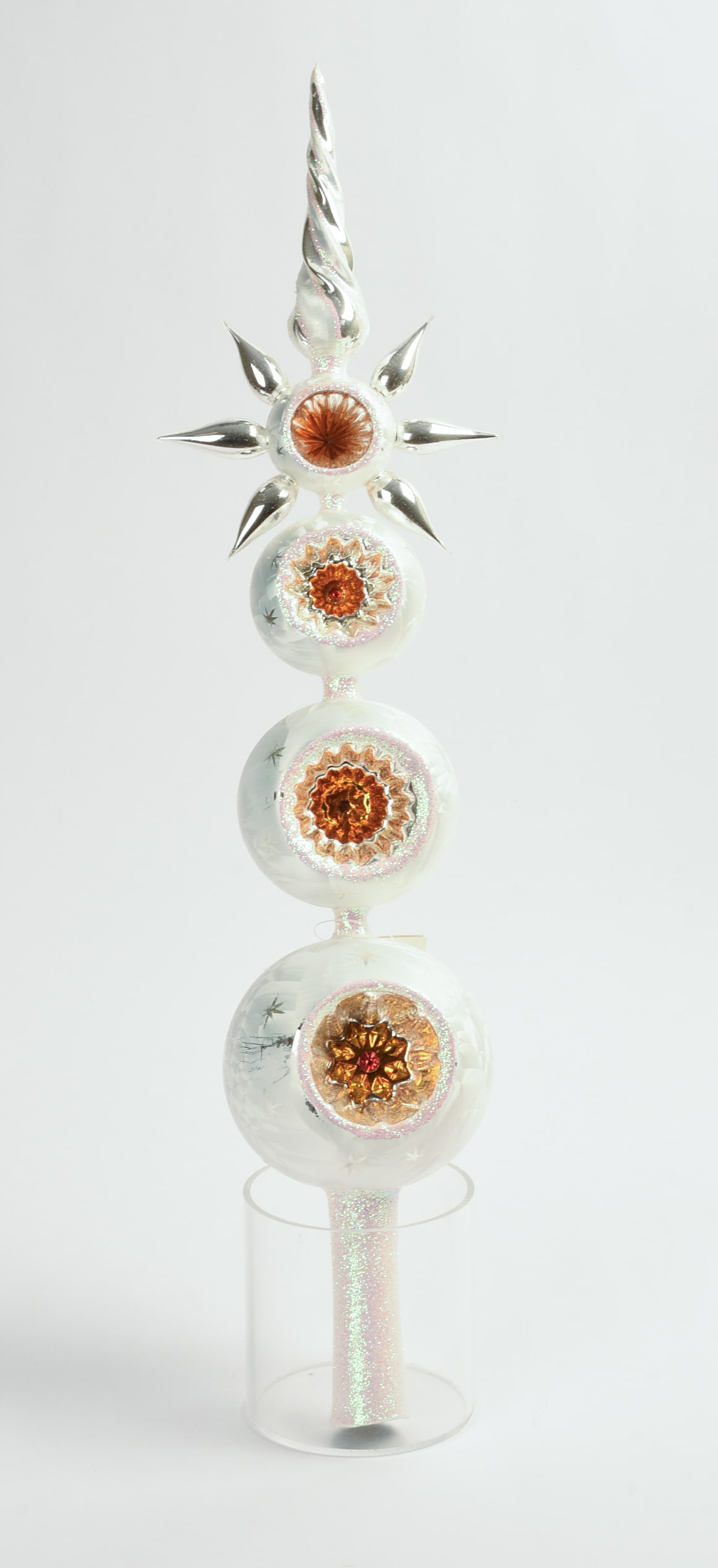 Christopher Radko Large Glass Tree Topper. (1 of 3)