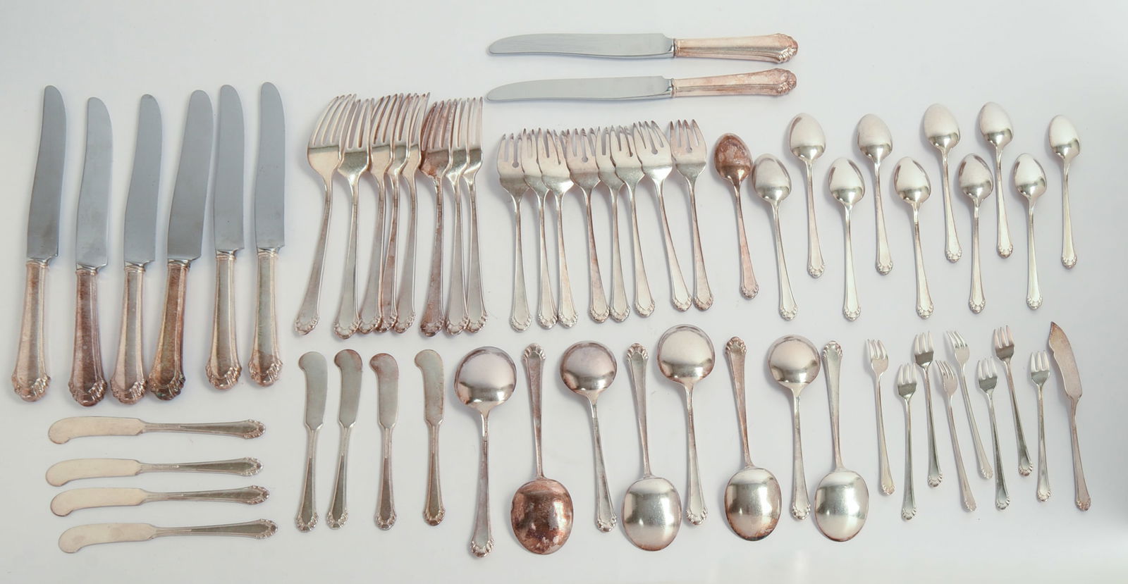 GORHAM STERLING FLATWARE SERVICE. - 3