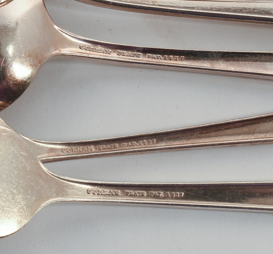 GORHAM STERLING FLATWARE SERVICE. - 5