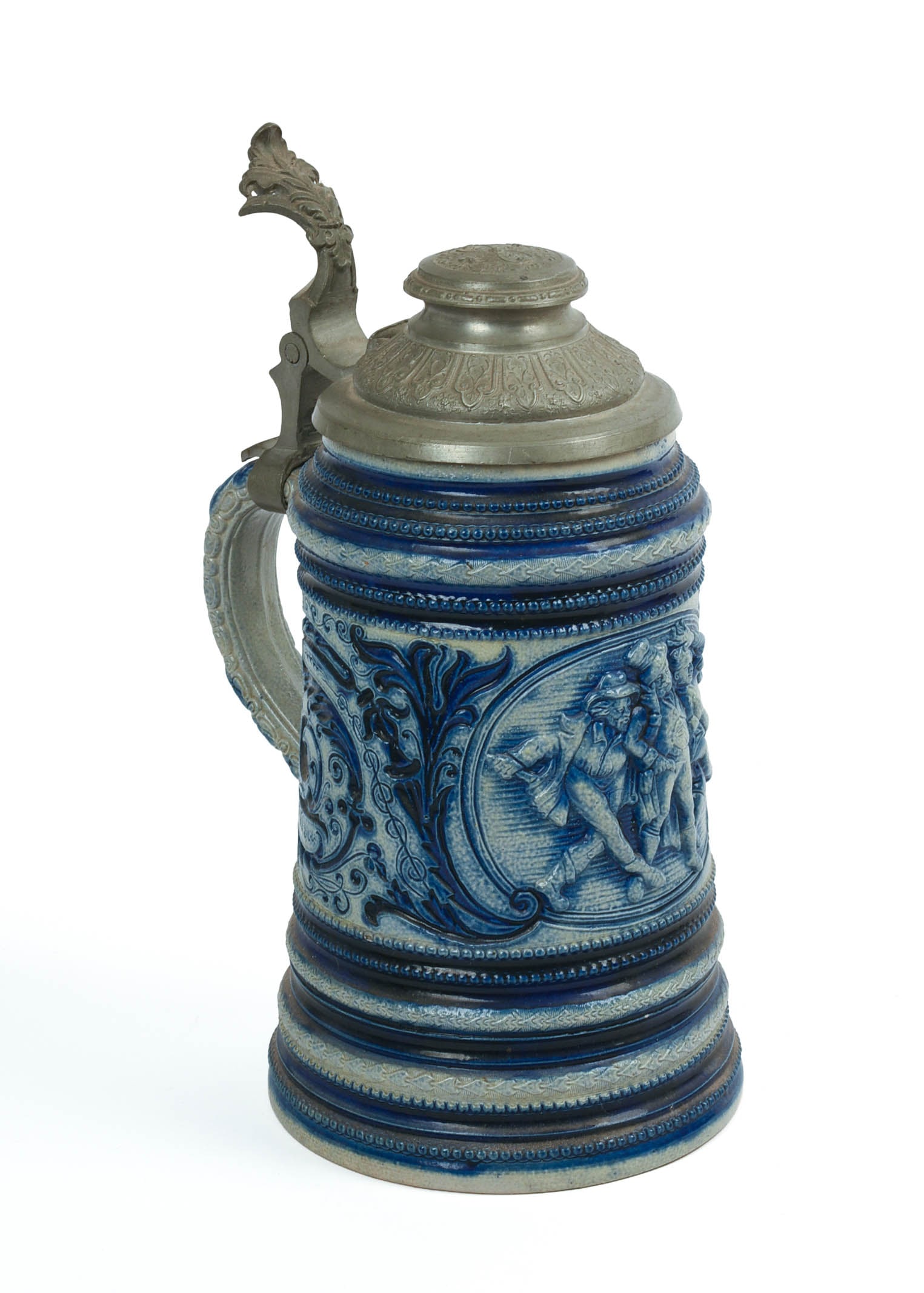 BAVARIAN SALT GLAZE STEIN. (1 of 6)