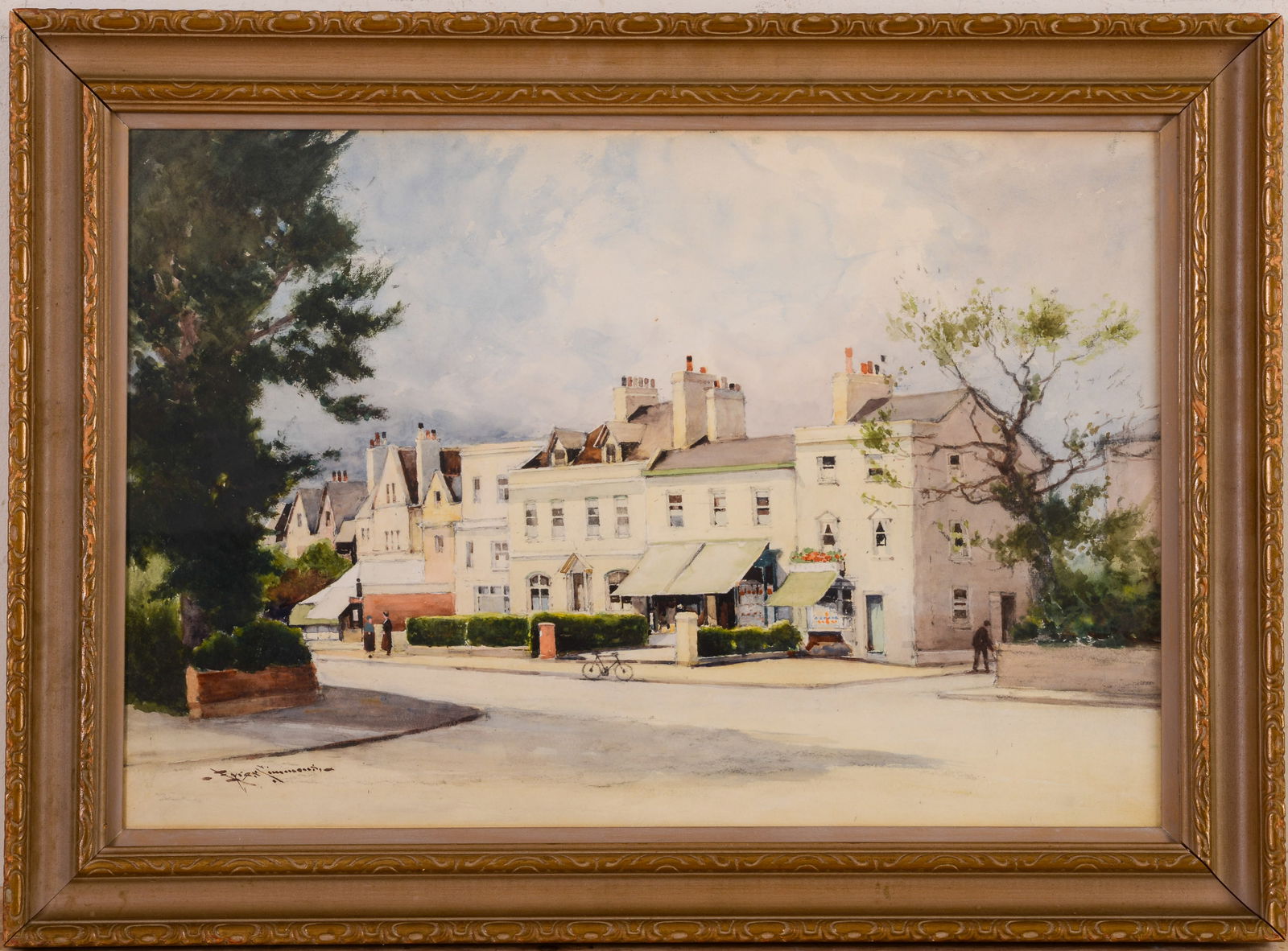 CHARLES EYRES SIMMONS (UNITED KINGDOM 1872-1955). WATERCOLOR. (1 of 3)