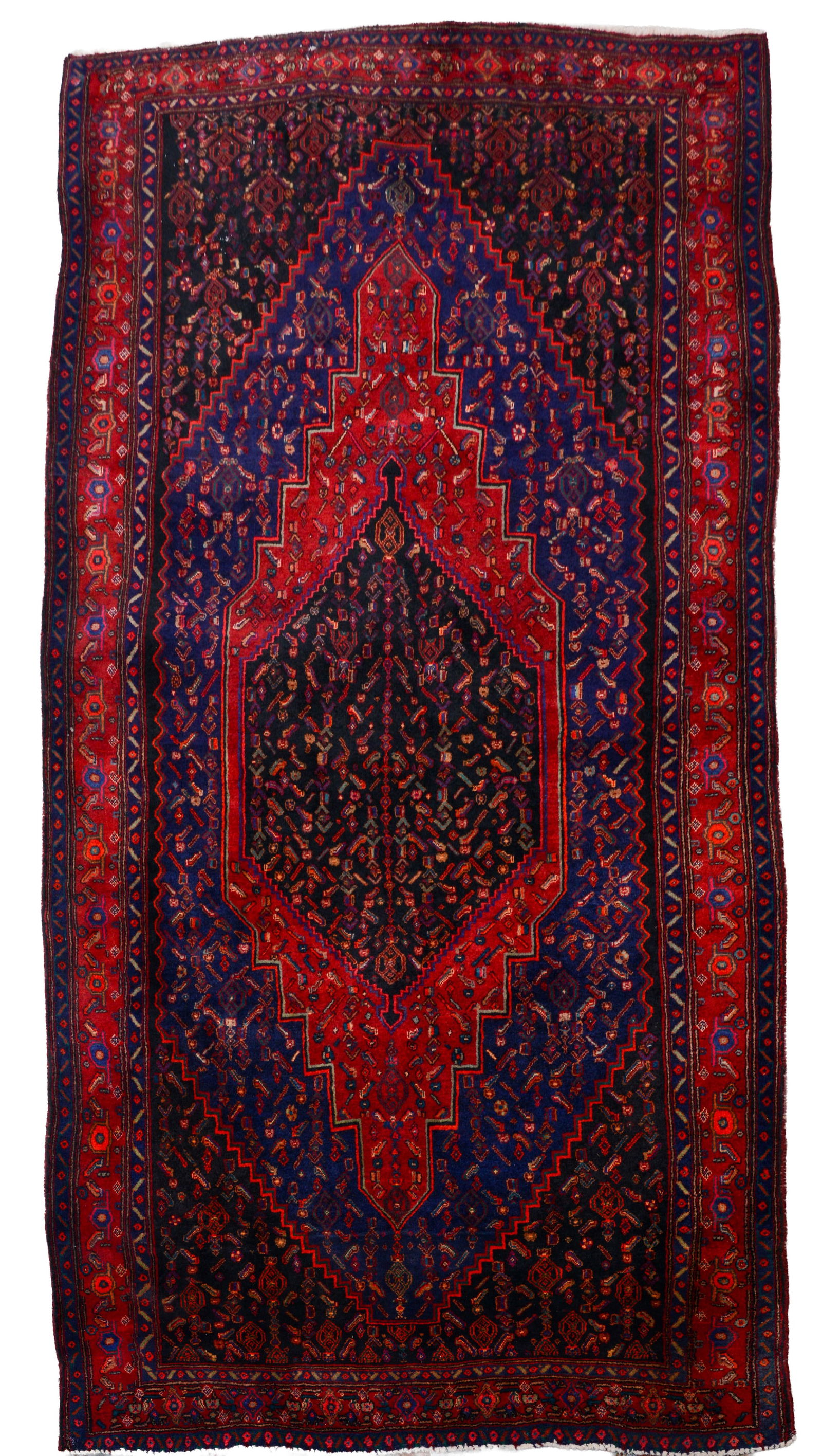 ANTIQUE ORIENTAL CARPET. (1 of 4)