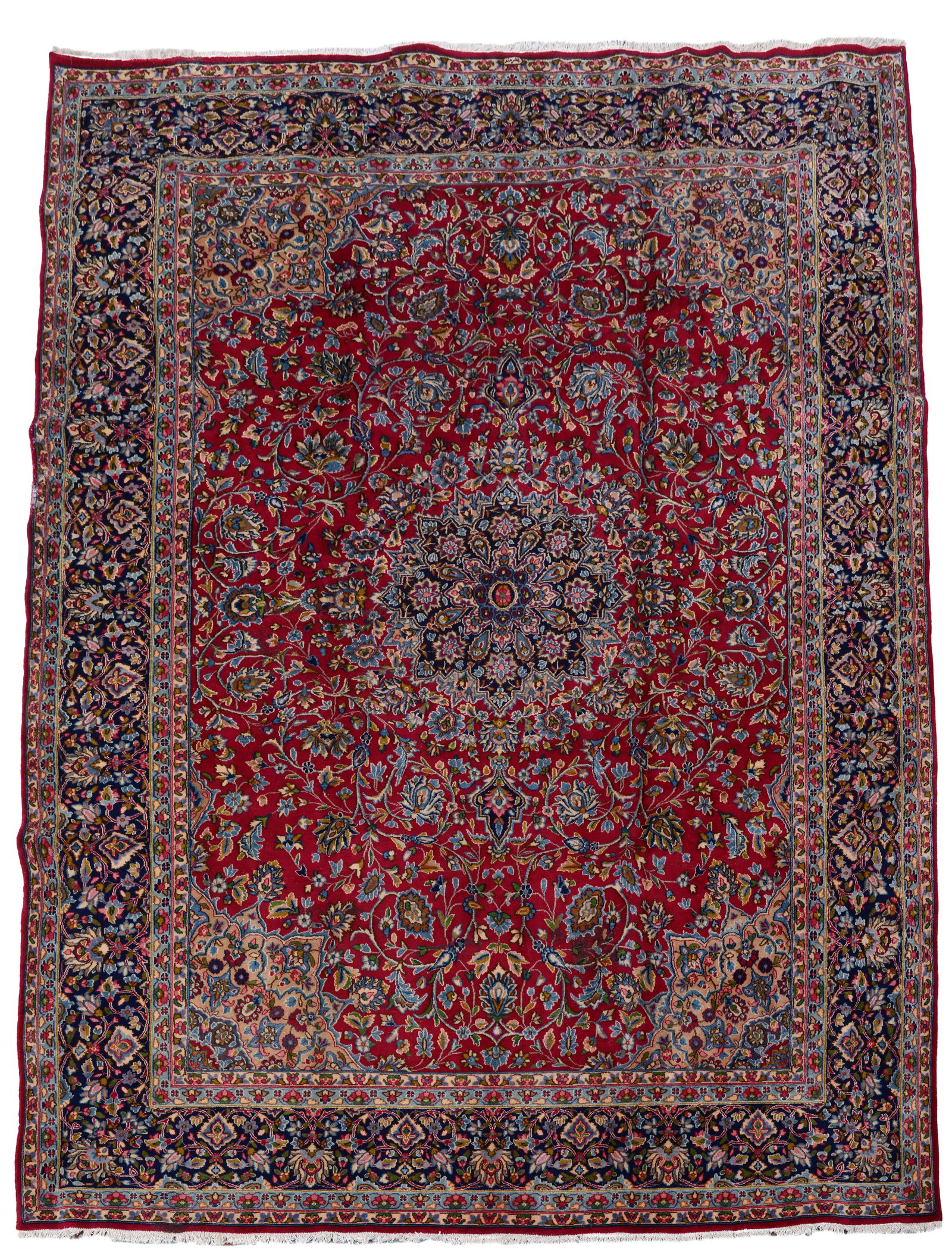 ROOM SIZE ORIENTAL CARPET: 13 feet 2 inches by 10 feet.