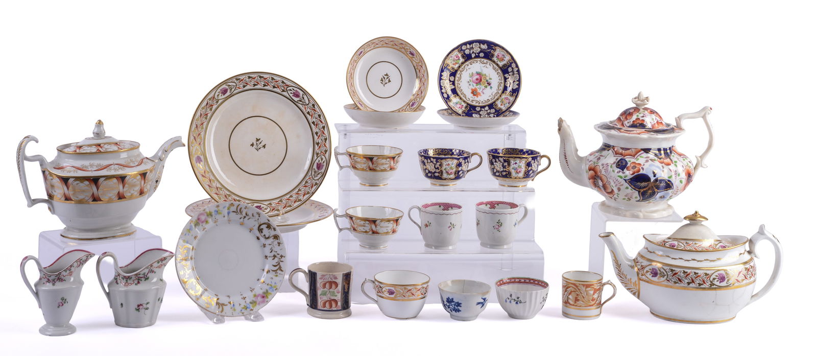 COLLECTION OF 18TH AND 19TH CENTURY ENGLISH PORCELAIN. (1 of 11)