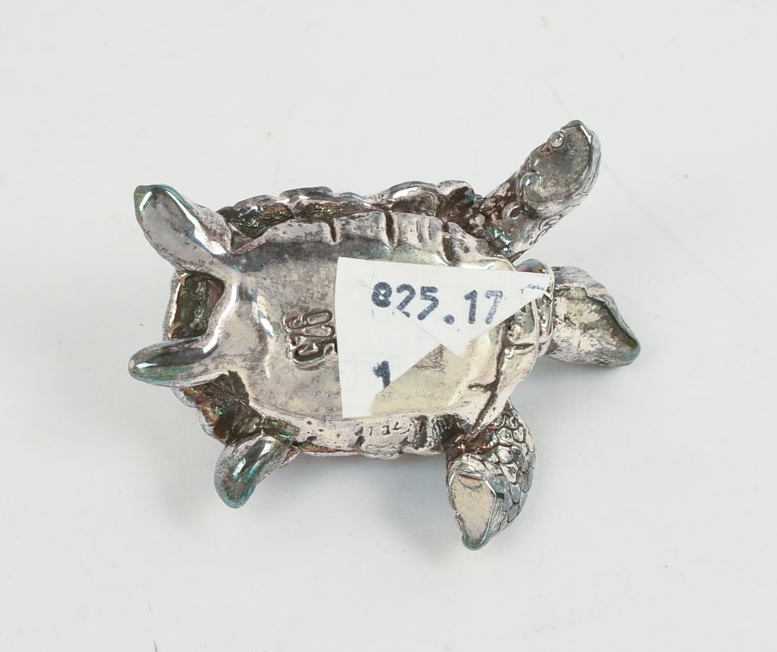 STERLING SILVER TURTLE. - 2