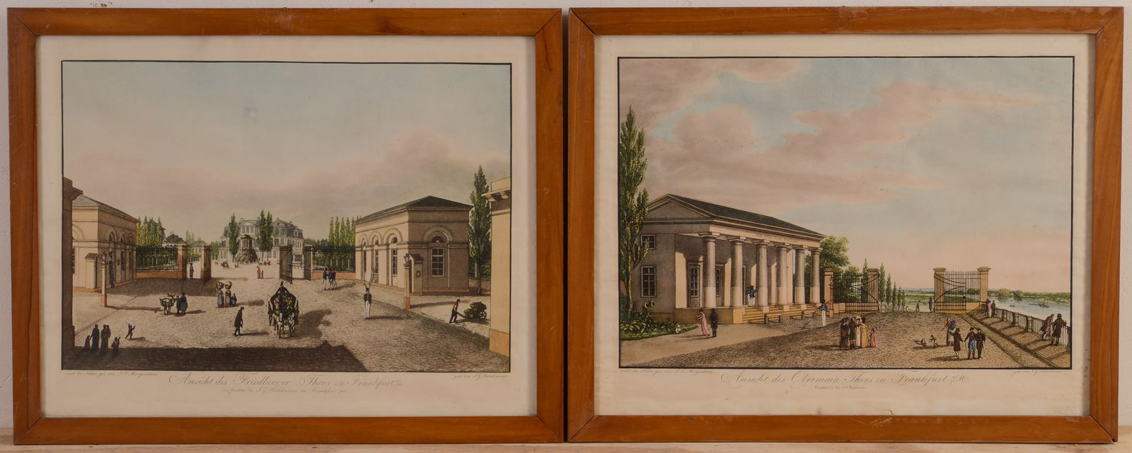 TWO GERMAN ENGRAVINGS BY J.G. REINHEIMER. (1 of 4)