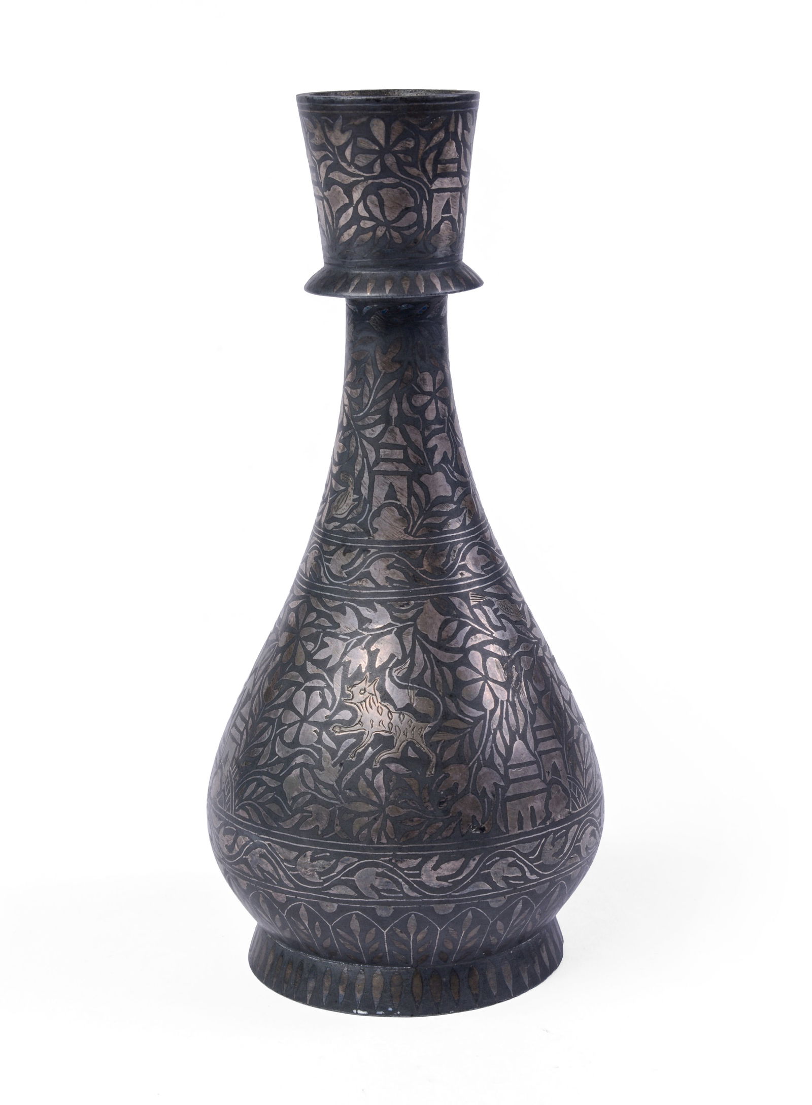RARE LATE 18TH OR EARLY 19TH CENTURY PERSIAN QAJAR VASE.: Height 7.25 inches. Good condition.