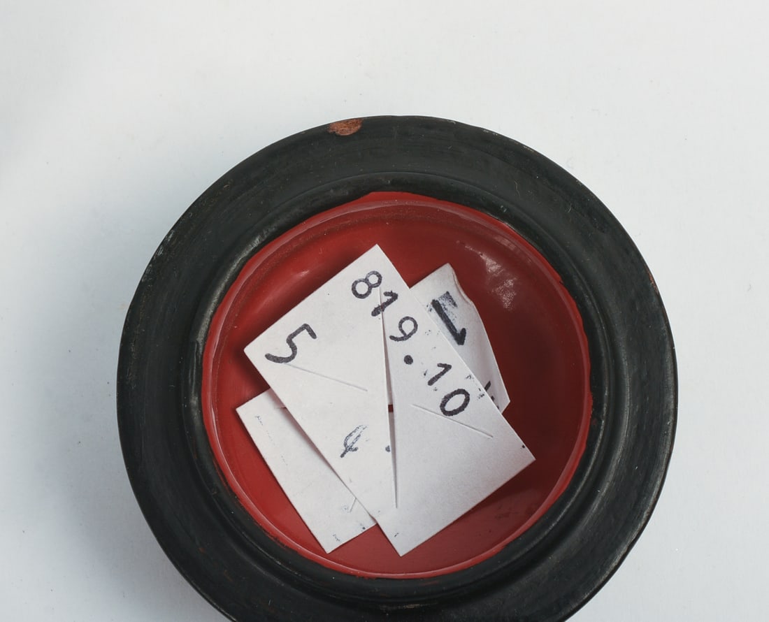 FIVE RUSSIAN BLACK LACQUER BOXES. - 4