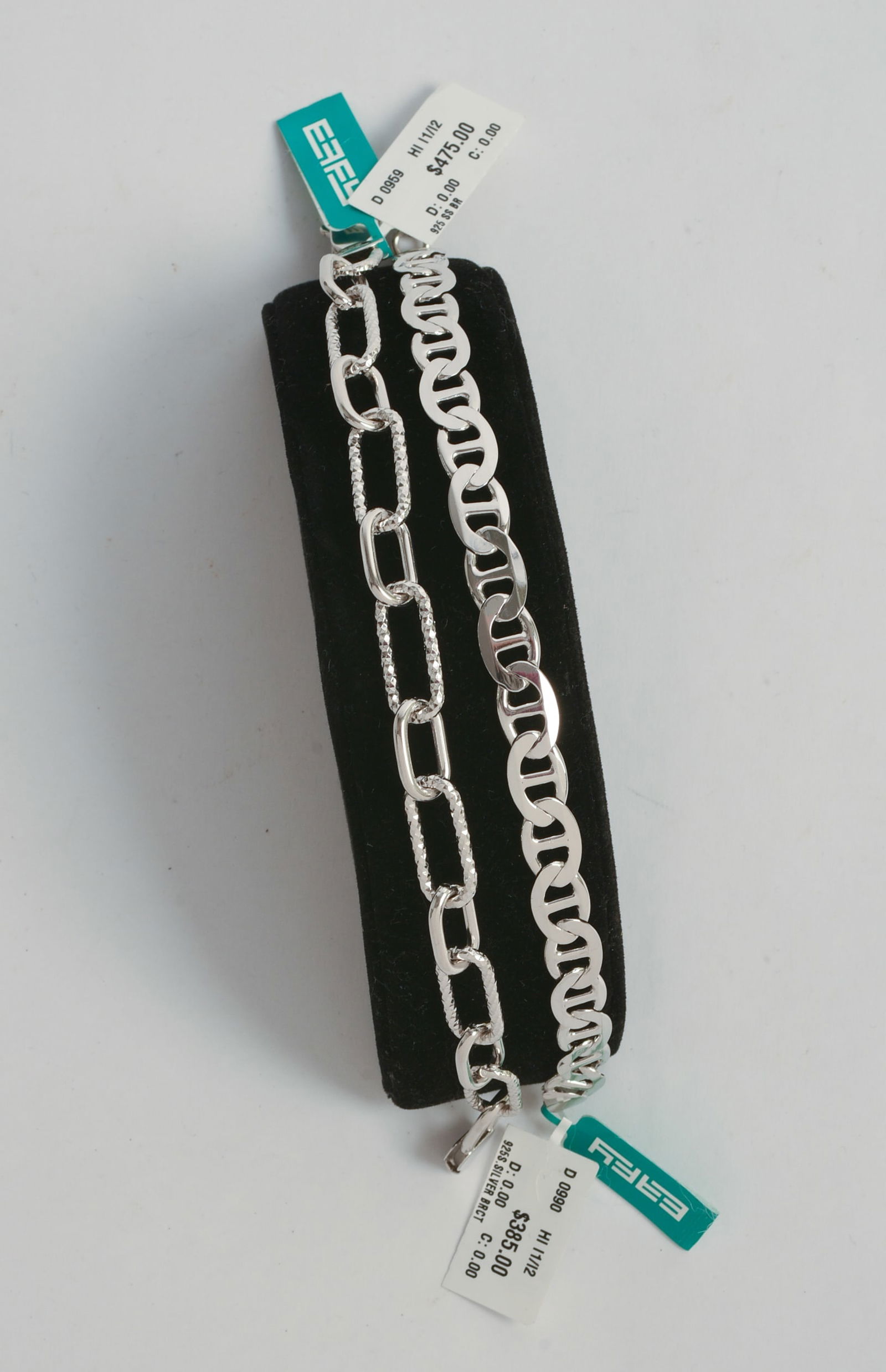 TWO EFFY STERLING SILVER BRACELETS. - 2