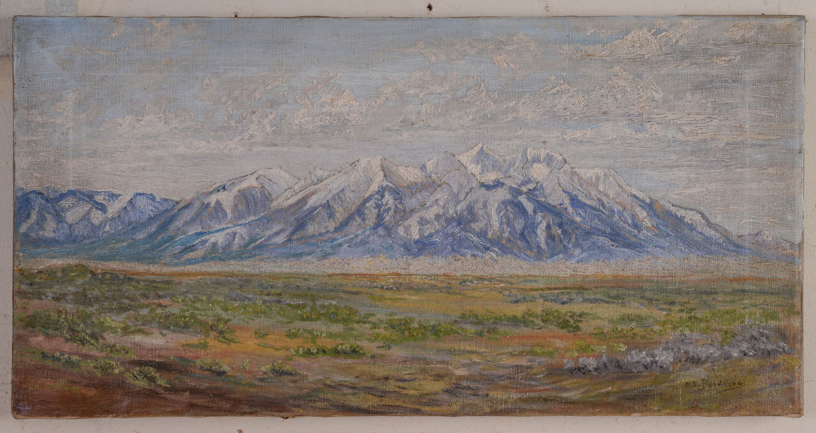 Oscar Edmund Berninghaus (1874 - 1952). Mountain Landscape. (1 of 3)