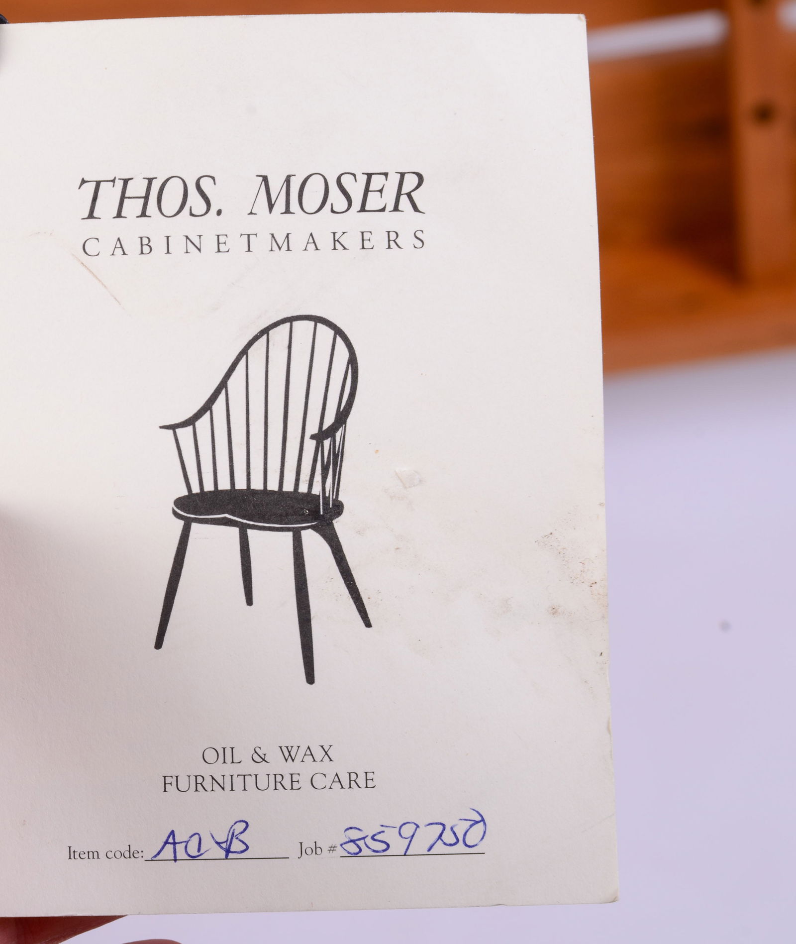 Thomas Moser Edo Bench in Cherry. - 2