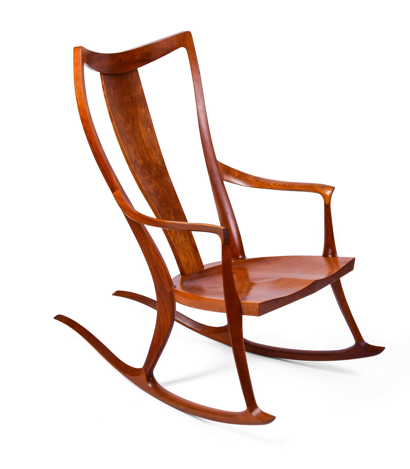 Thomas Moser Pasadena Rocking Chair in Cherry.: Height 42 inches, width 24 inches, depth 40 inches. Very good condition.
