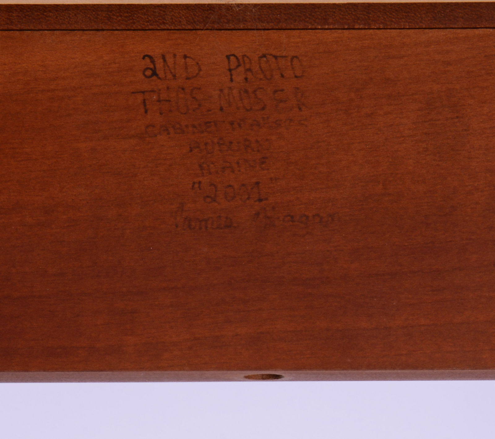 Thomas Moser Prototype Cherry Writing Desk. - 6