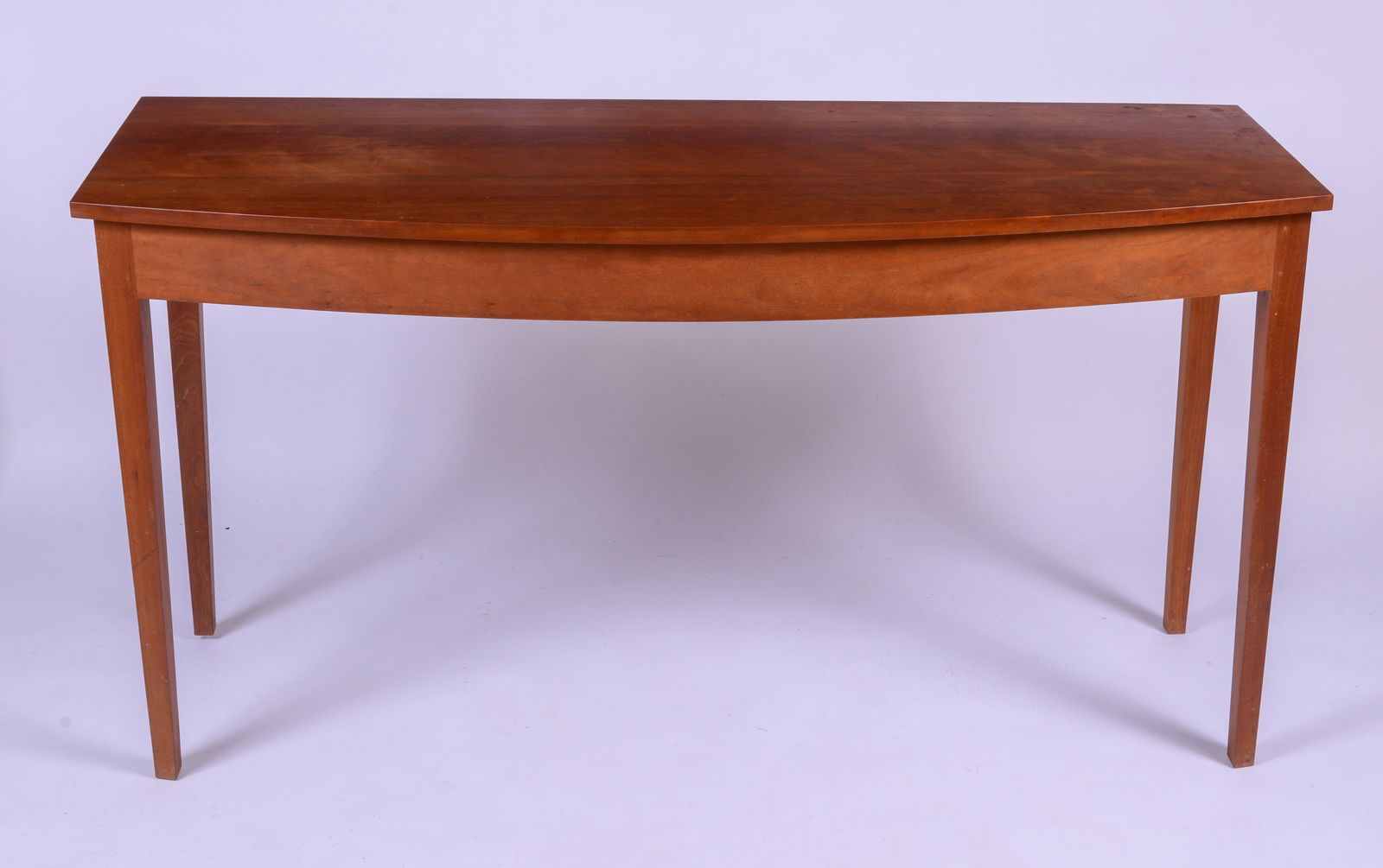 Thomas Moser Cherry Bow Front Glove Table. - 2
