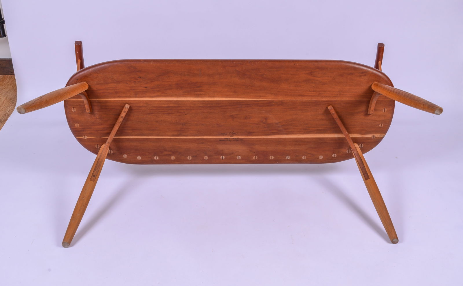 Thomas Moser Continuous Arm Windsor Bench. - 5