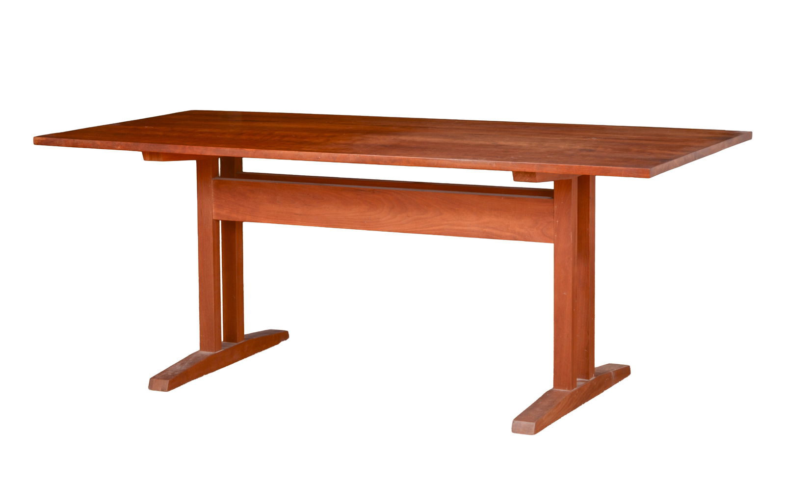 Thomas Moser Trestle Dining Table in Cherry. - 2