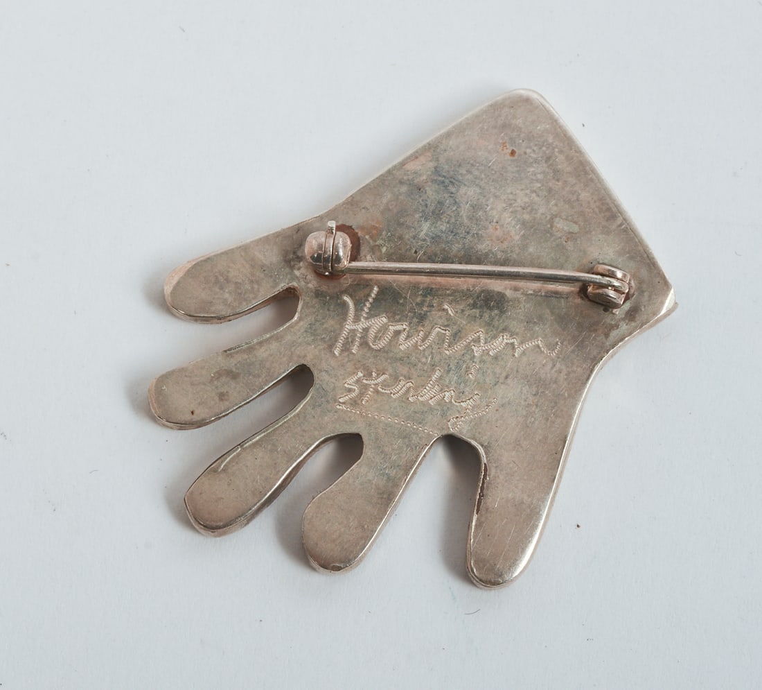 Two Native American Sterling Pins. - 3