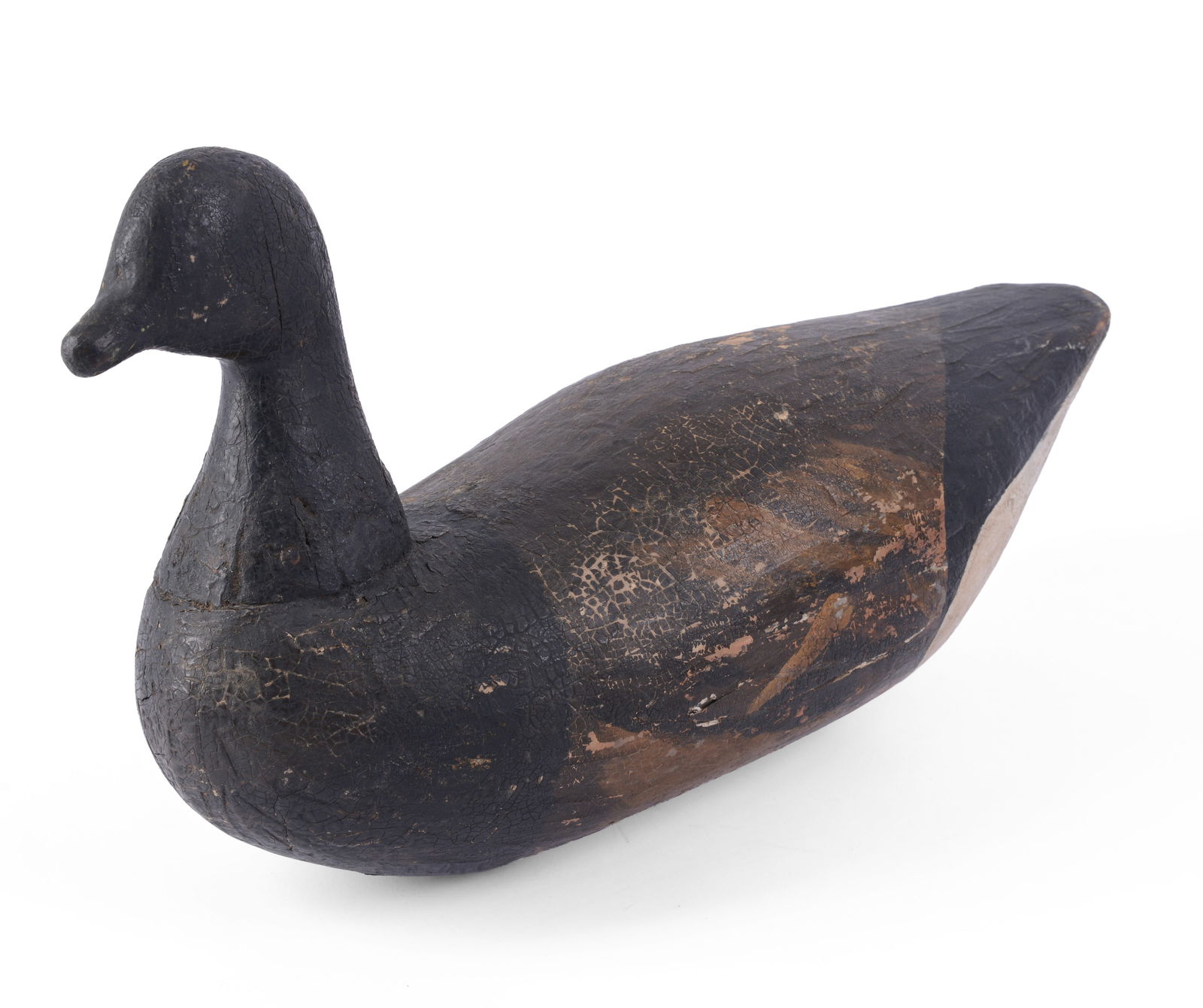 Carved and Painted Duck Decoy. (1 of 4)